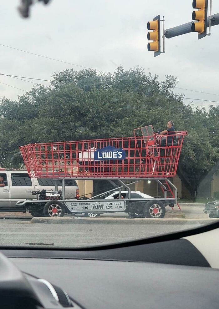 For when you need an extra-large shopping cart for those home renovations.