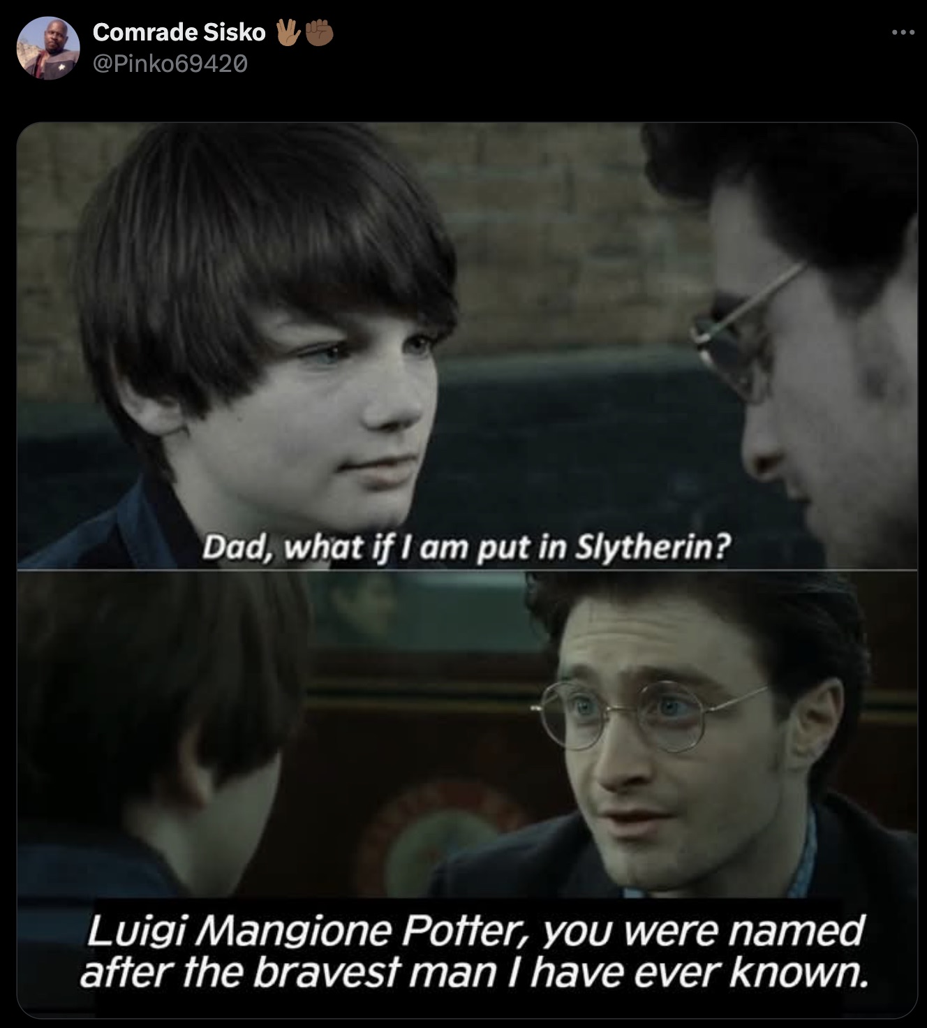 harry potter what if i am put - Comrade Sisko Dad, what if I am put in Slytherin? Luigi Mangione Potter, you were named after the bravest man I have ever known.