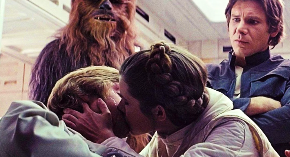 did luke and leia kiss