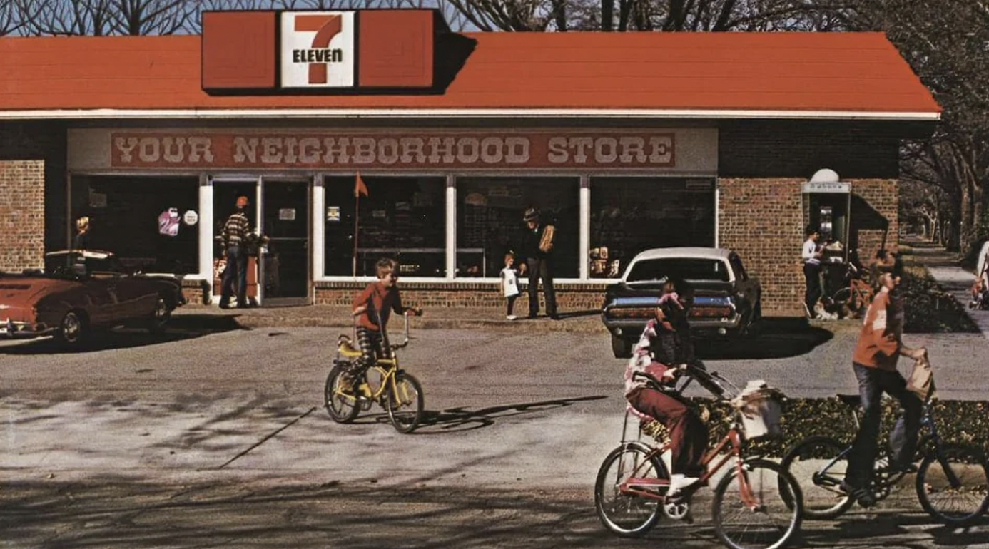 7 eleven 1980s - Eleven Your Neighborhood Store