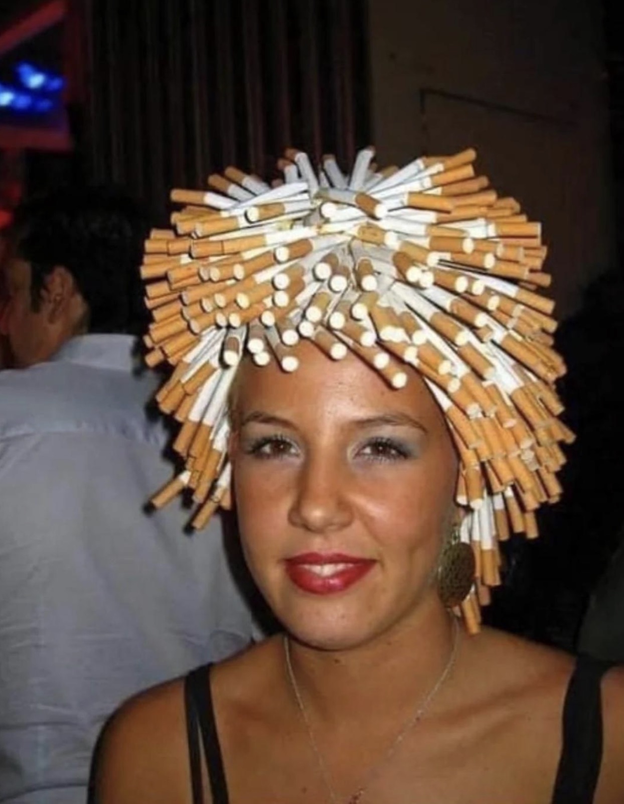 cigarette hair