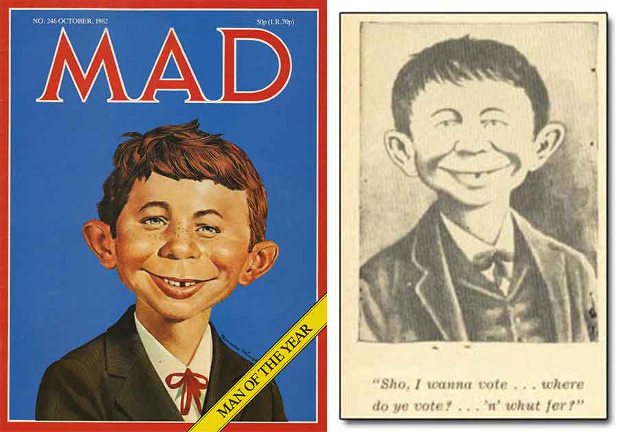 mad magazine man of the year - No. 50p 1.R.70p Mad Man Of The Year "Sho, I wanna vote... where do ye vote?...'n' whut fer?"