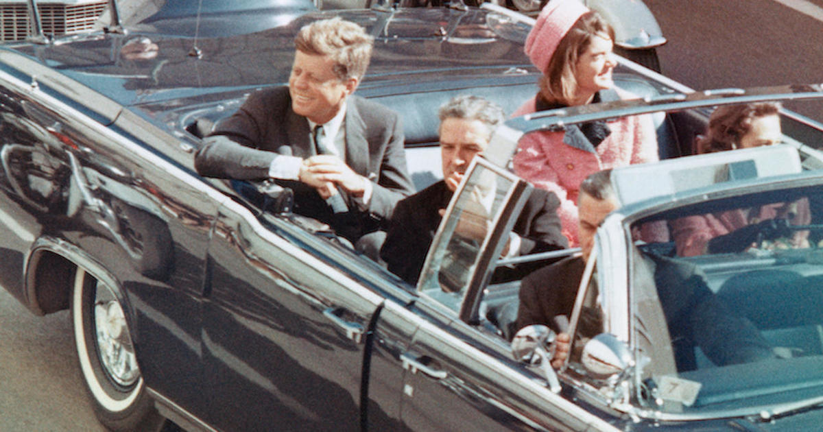 jfk in car -