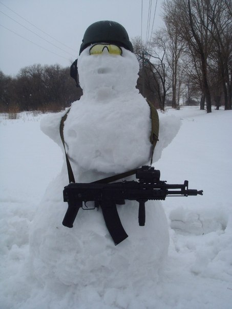 Be Careful Who You Call Snowflake: 26 Snowmen Armed to the Teeth 