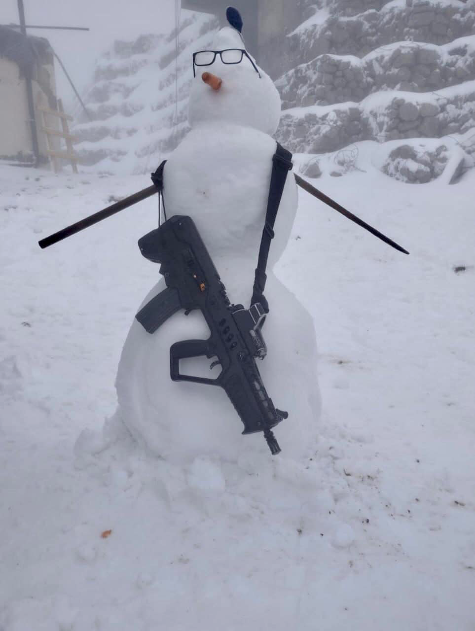 Be Careful Who You Call Snowflake: 26 Snowmen Armed to the Teeth 