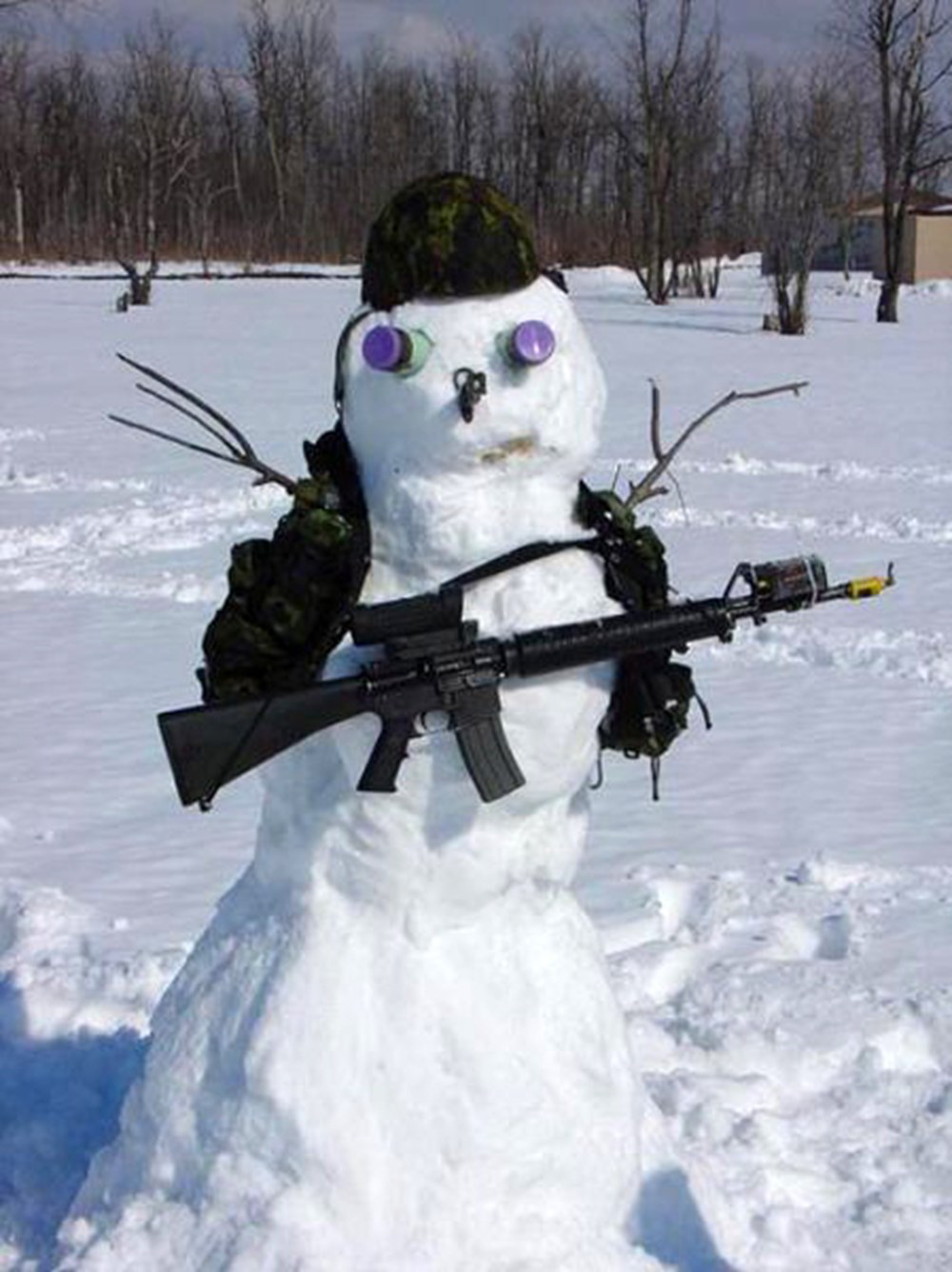 Be Careful Who You Call Snowflake: 26 Snowmen Armed to the Teeth 