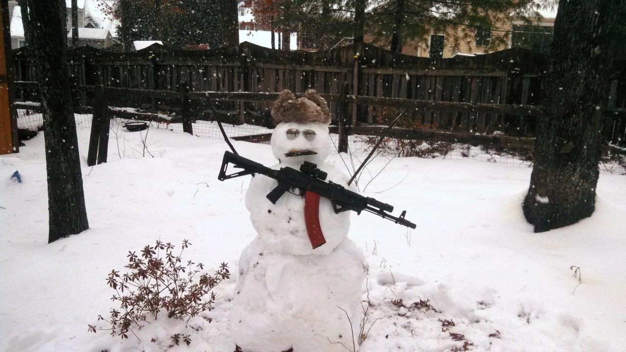 Be Careful Who You Call Snowflake: 26 Snowmen Armed to the Teeth 