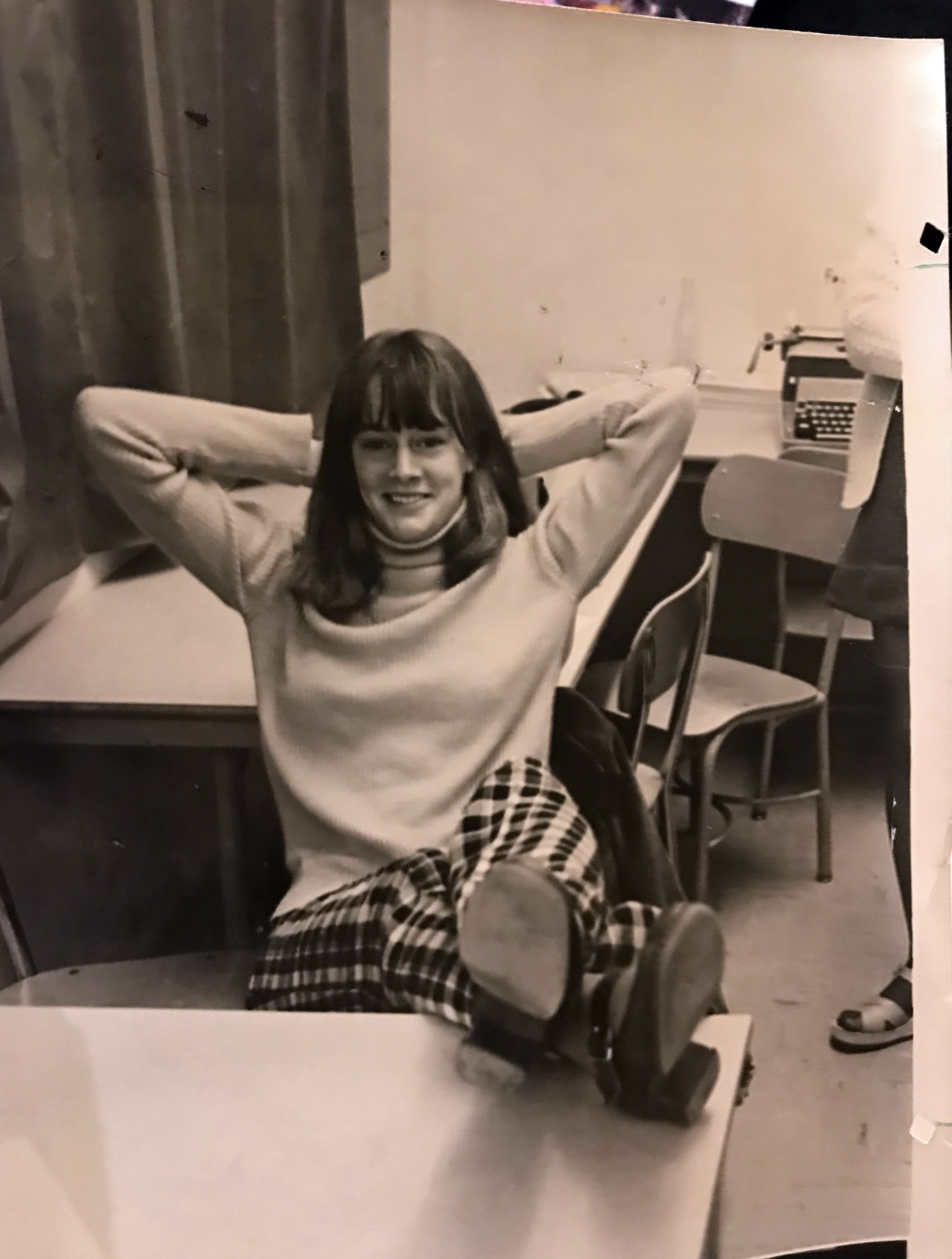 In the mid-1970s in college.