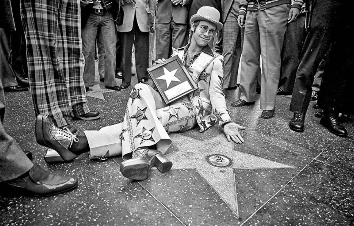 hollywood walk of fame elton john