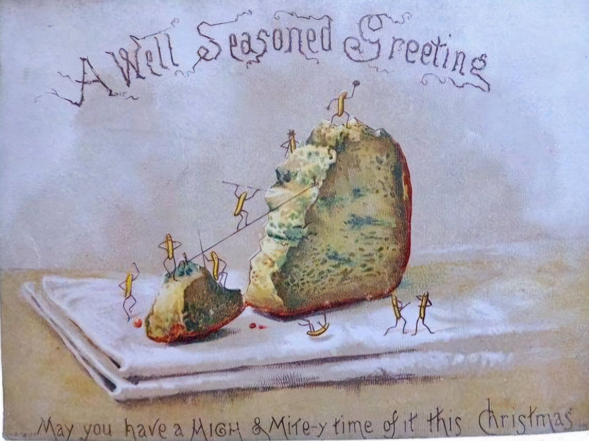 artwork - A Well Seasoned Greeting May you have a Migh & Mifey time of it this Christmas