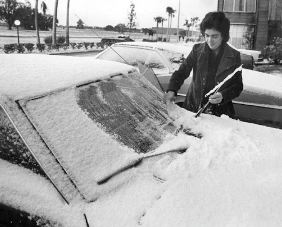 1977 florida snow