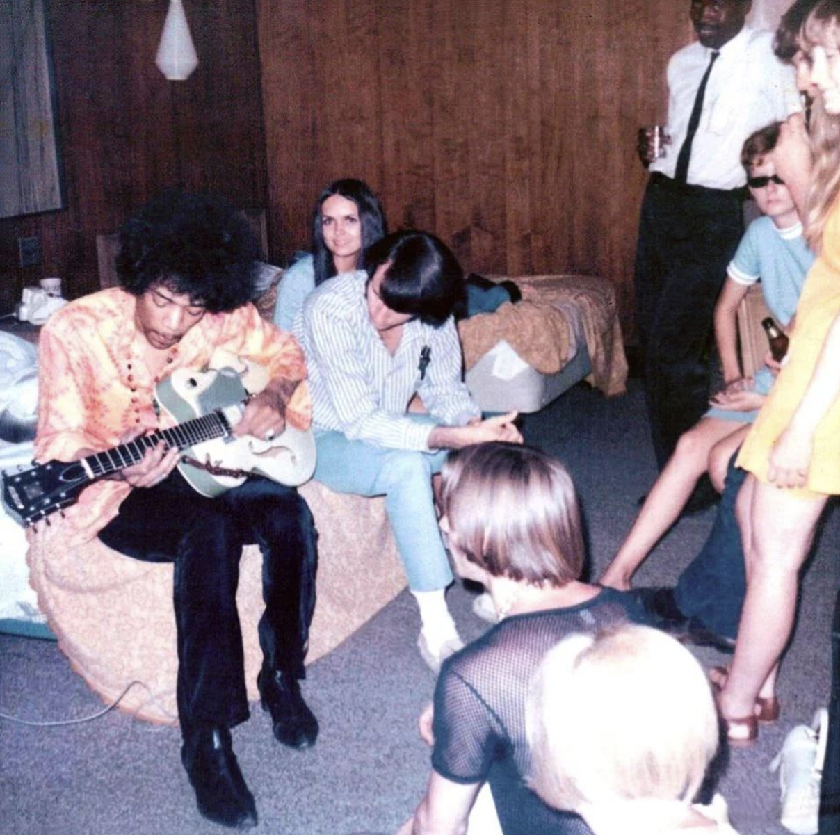 Jamming with The Monkees, July 1967.