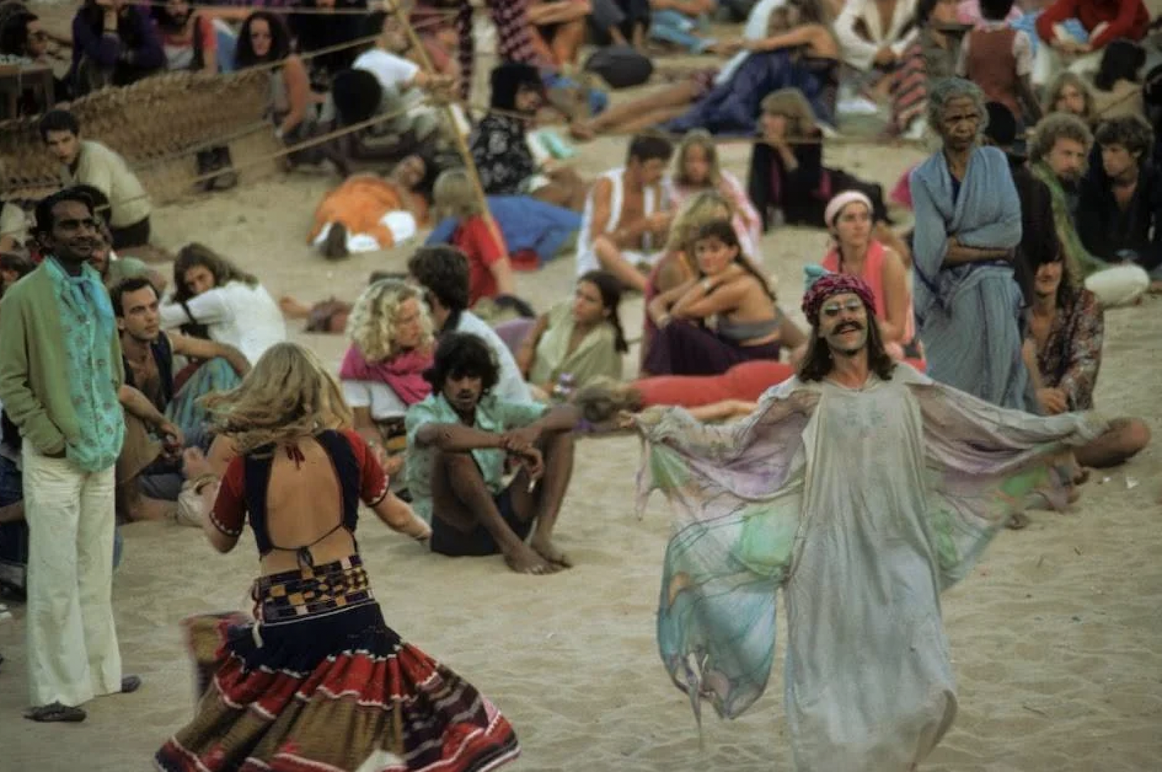 goa india hippies