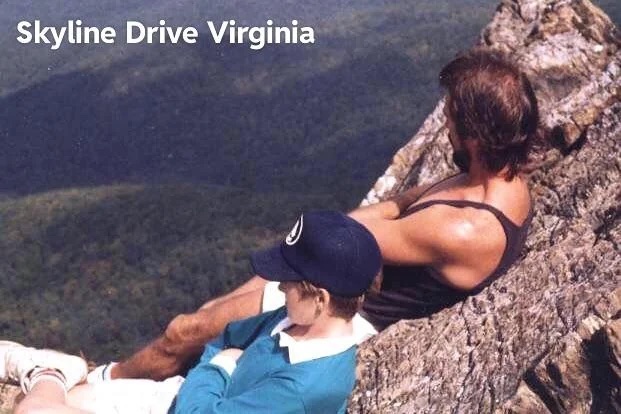 free solo climbing - Skyline Drive Virginia