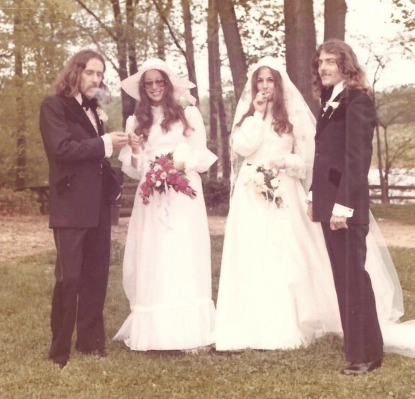 1970s wedding