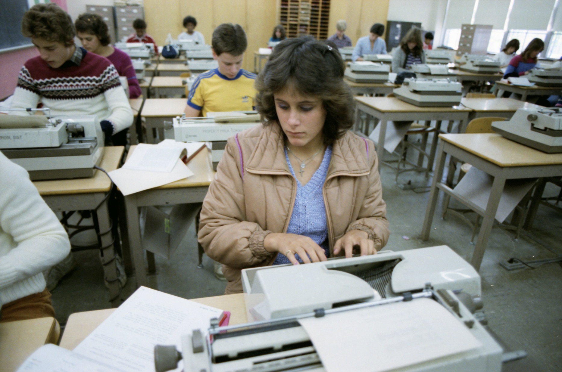 high school typing class 1980s - Al