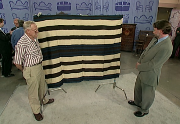 antique roadshow blanket - Hes