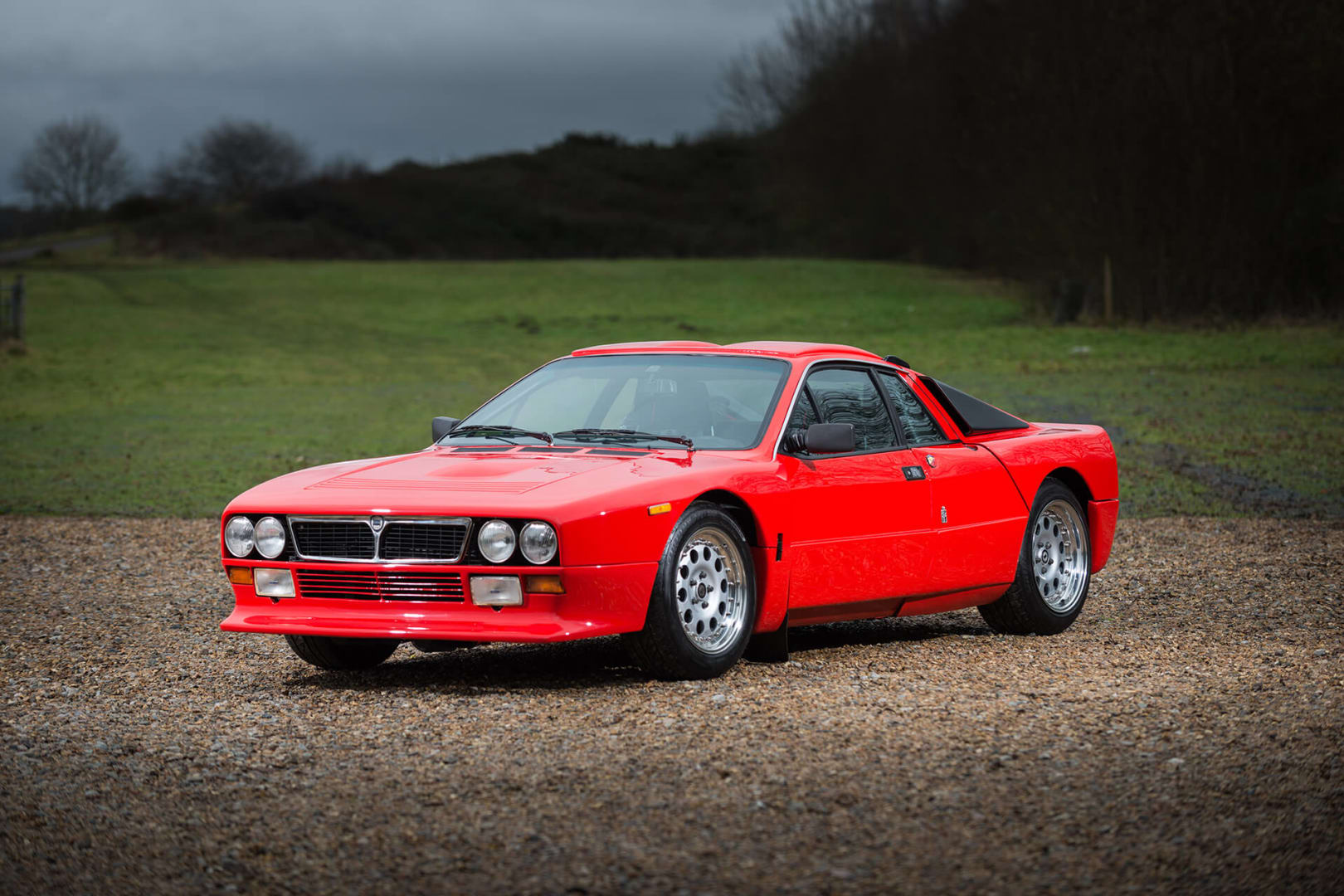 One of rallying’s most iconic vehicles, the Lancia 037 Stradale was conceived as a race car first, with just over 200 road going variants produced. 