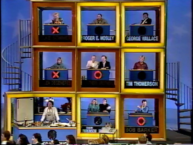 new hollywood squares - X Roger E. Mosley Wallace Tim Thomerson