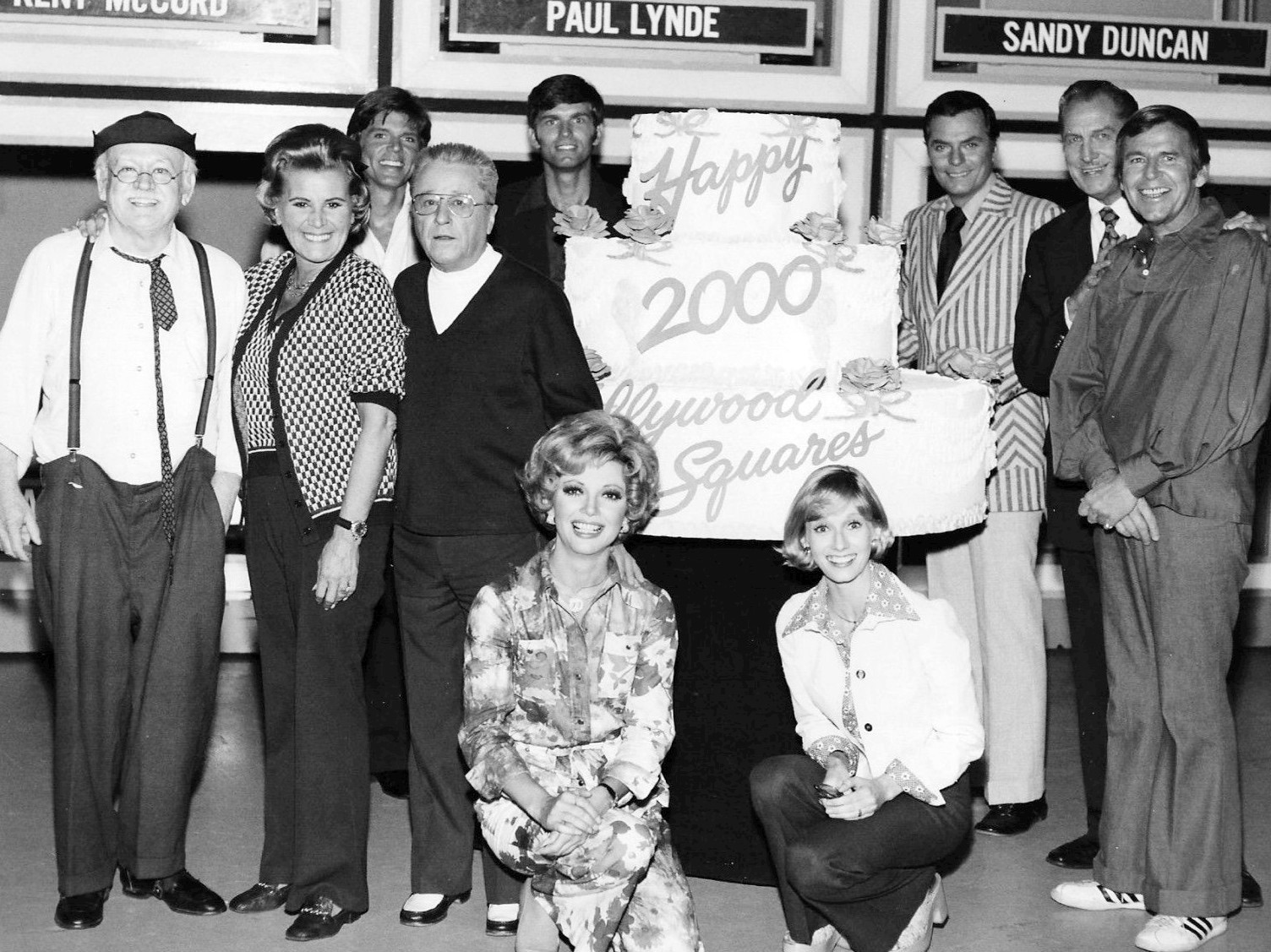 hollywood 1974 - Paul Lynde Sandy Duncan Happy 2000 Plywood Squares