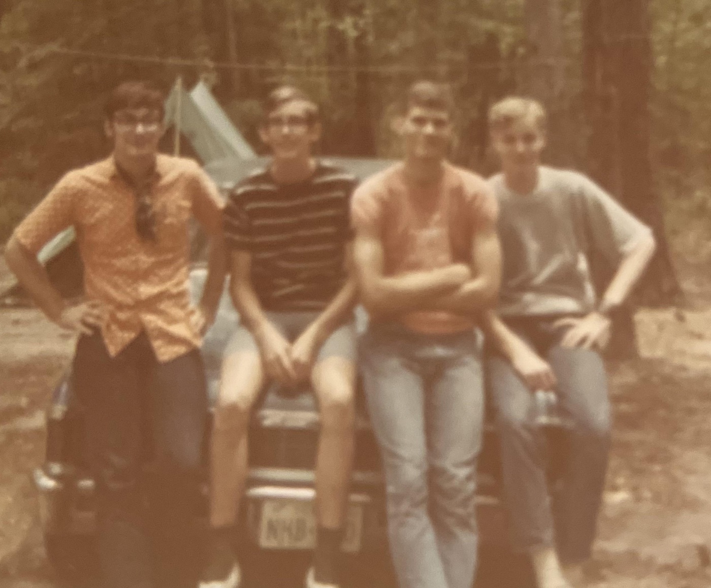 Friends on a Camping Trip 