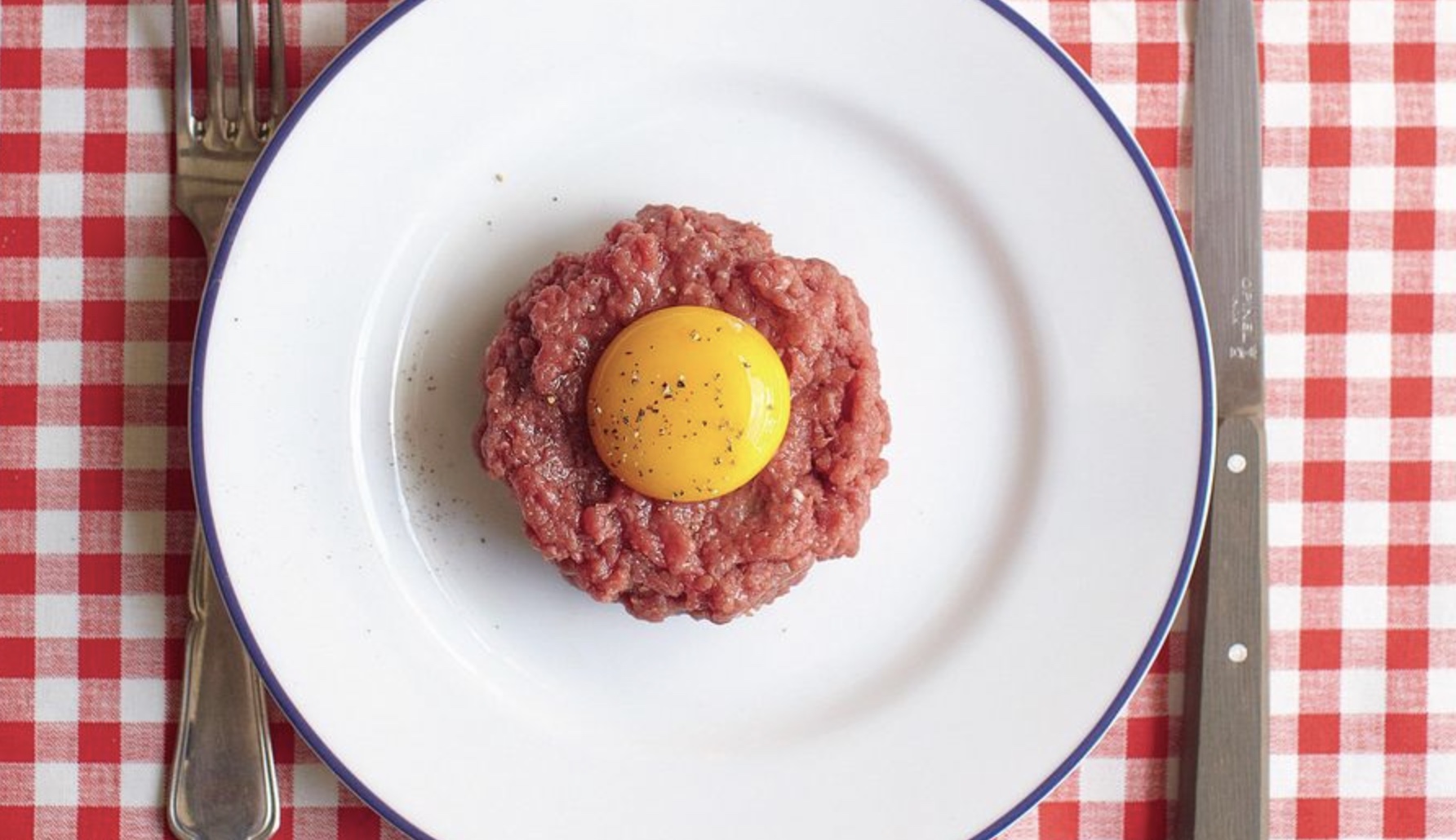 It was sometimes served with a raw egg