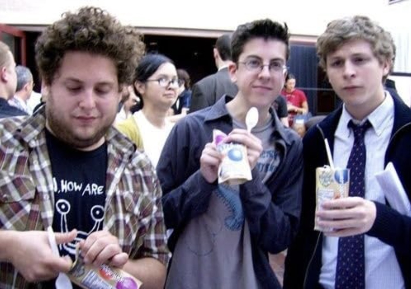 Michael Cera, Jonah Hill, and Christopher Mintz-Plasse