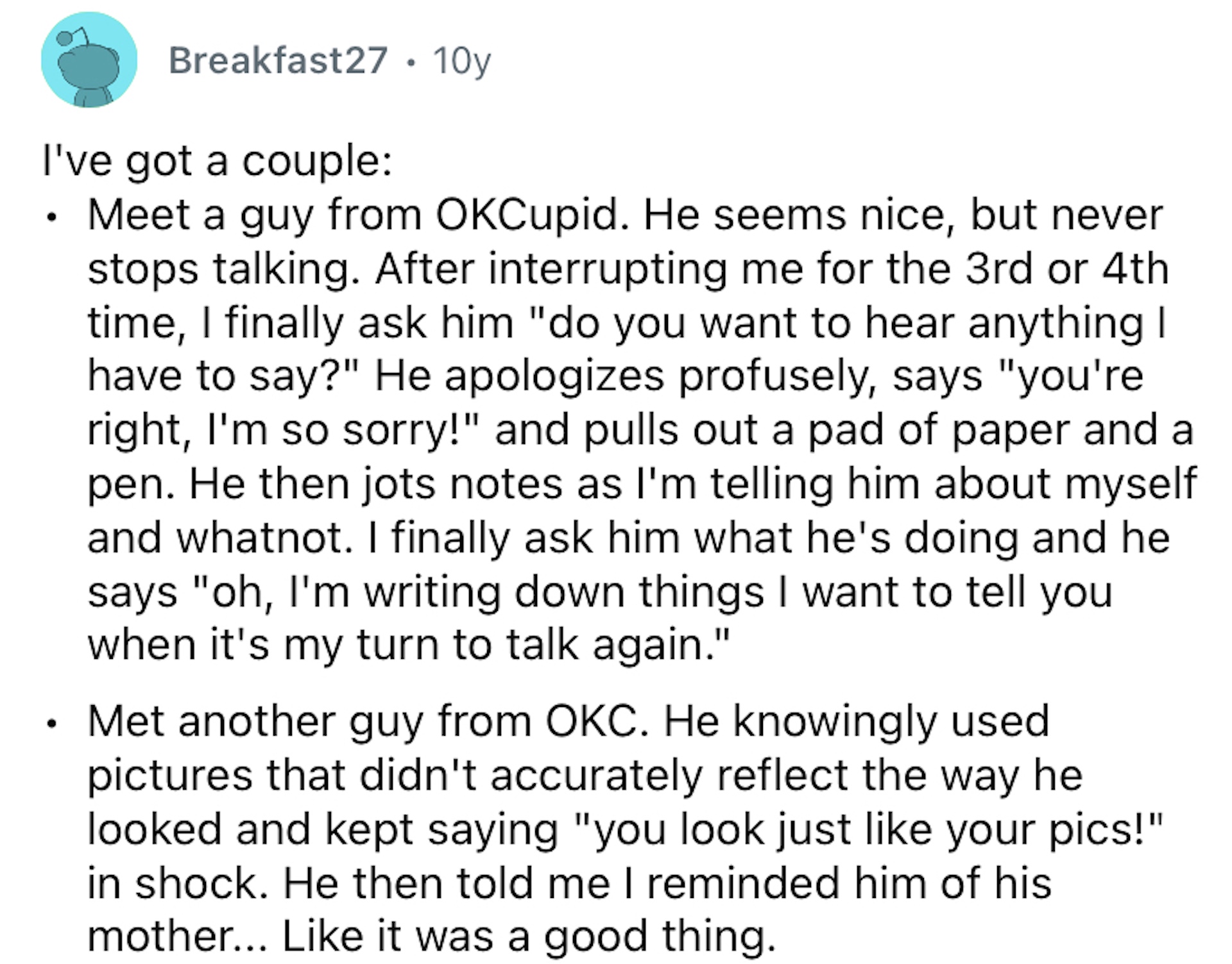 15 People Share Stories of Their Worst First Dates