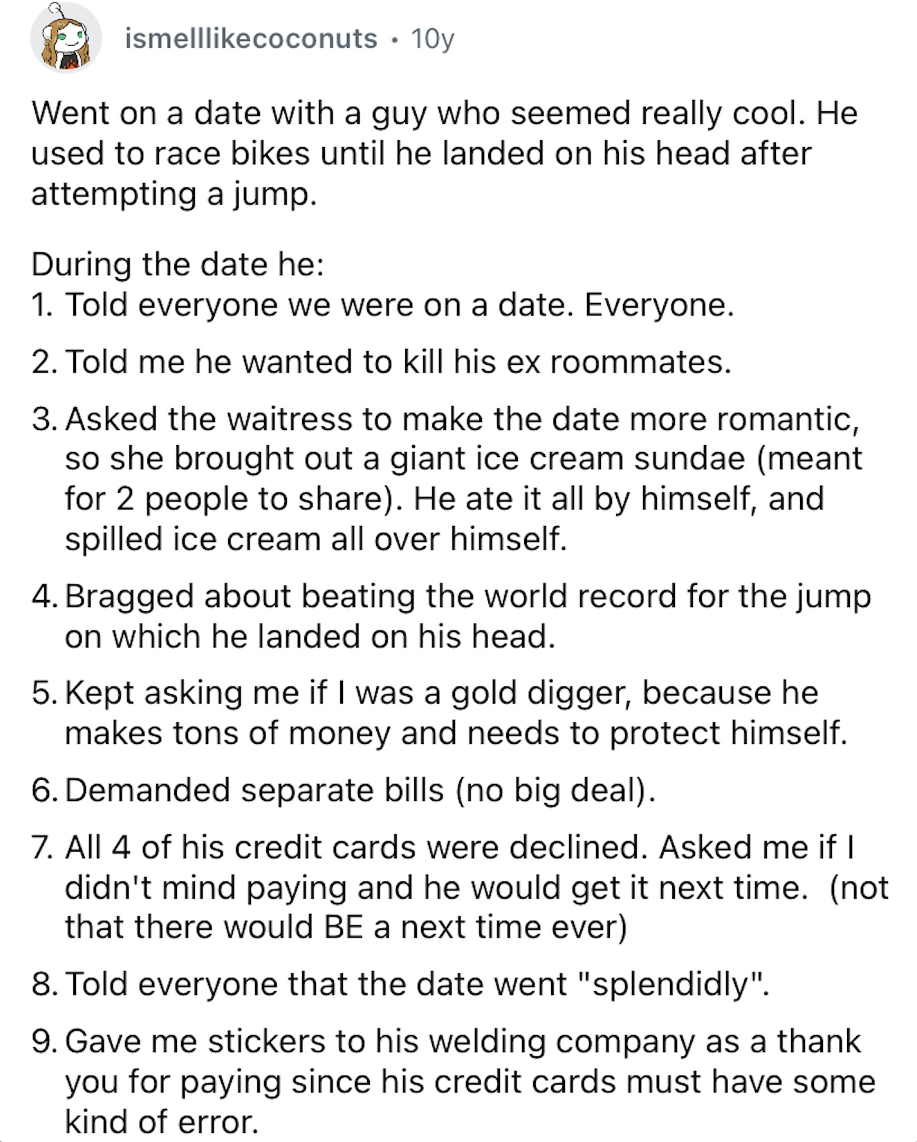 15 People Share Stories of Their Worst First Dates