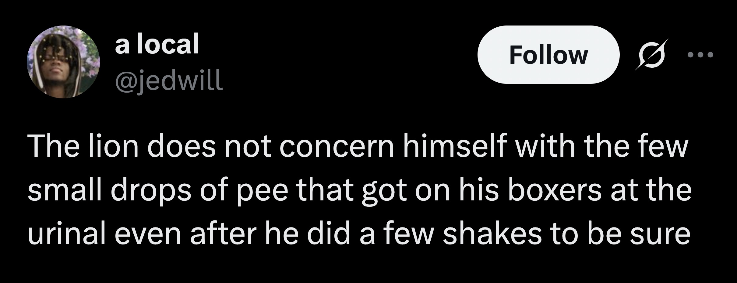 Unless the sheep notice and laugh