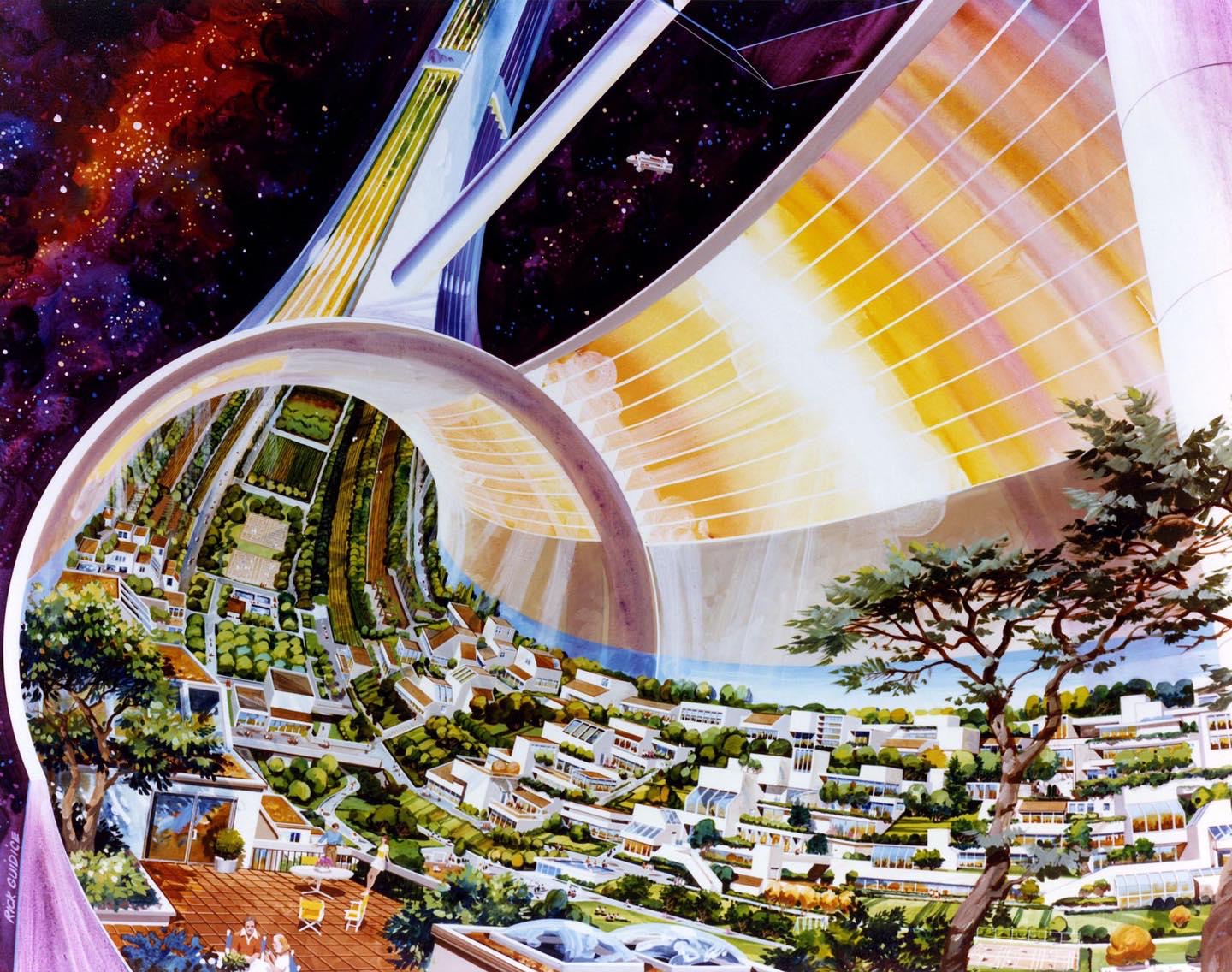 Futuristic Space Colonies 