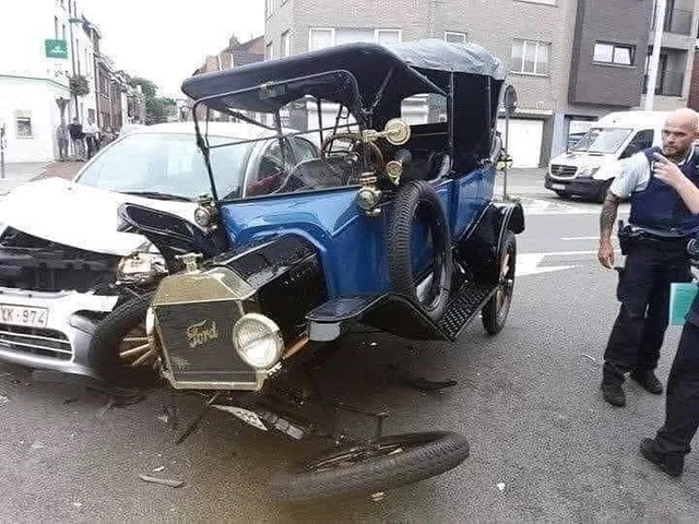 Crashed Model T 
