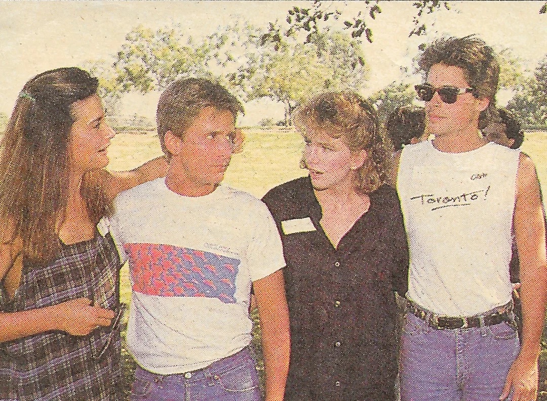 Rob Lowe and Emilio Estevez 