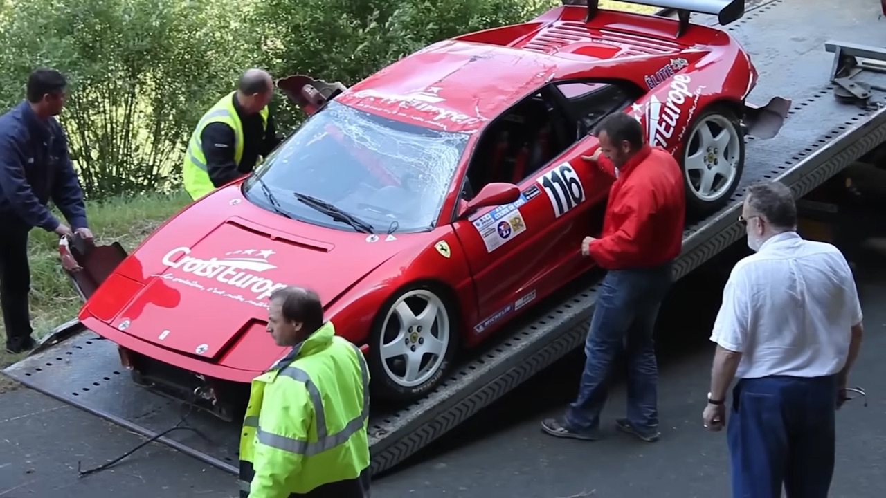 Busted Ferrari Racer
