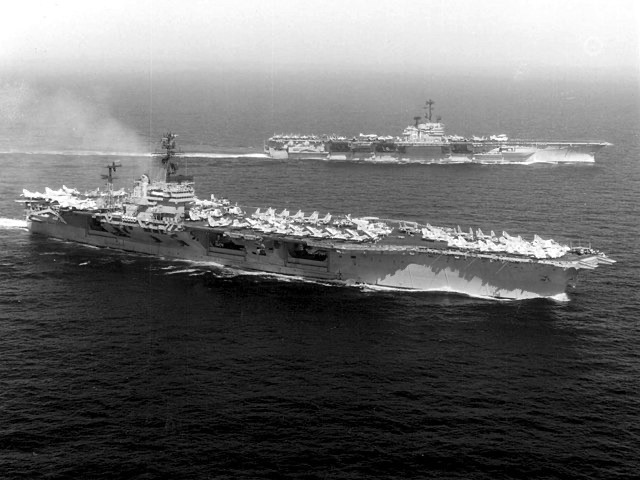 USS America and Ranger 