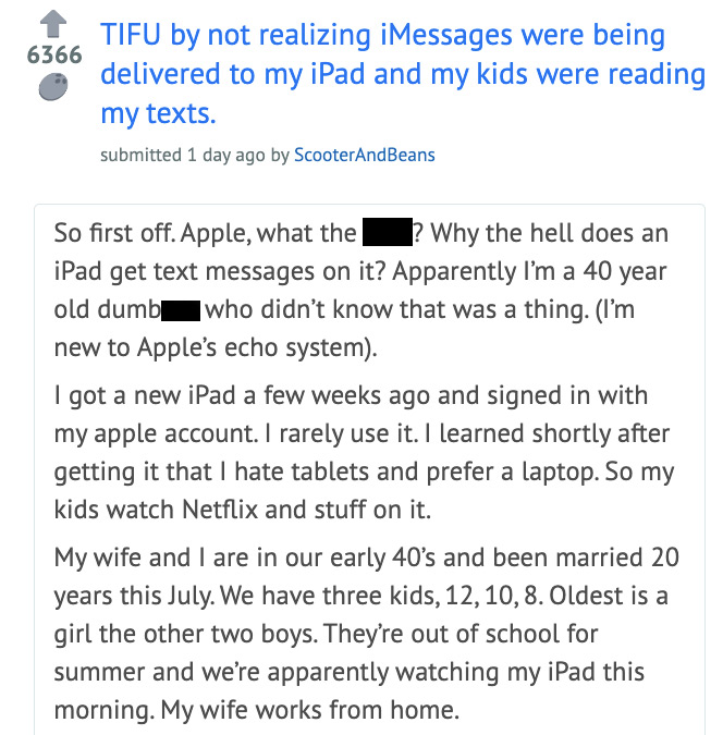 'Dad of the Year' Accidentally Sends Dirty Texts to the Whole Family: 'I’m gonna wreck that..'