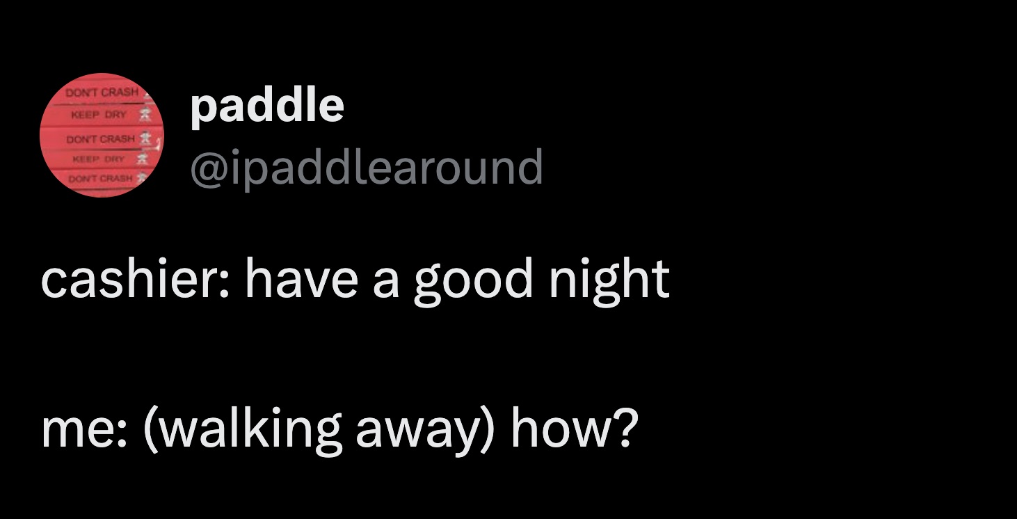 A simple statement with deep implications