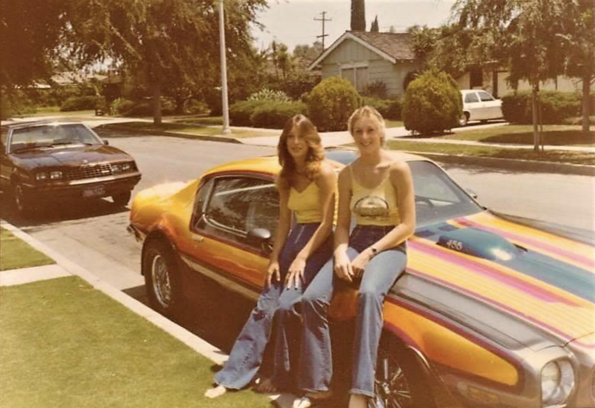 24 1970s Pics Of Chicks & Dudes On The Hoods Of Cars
