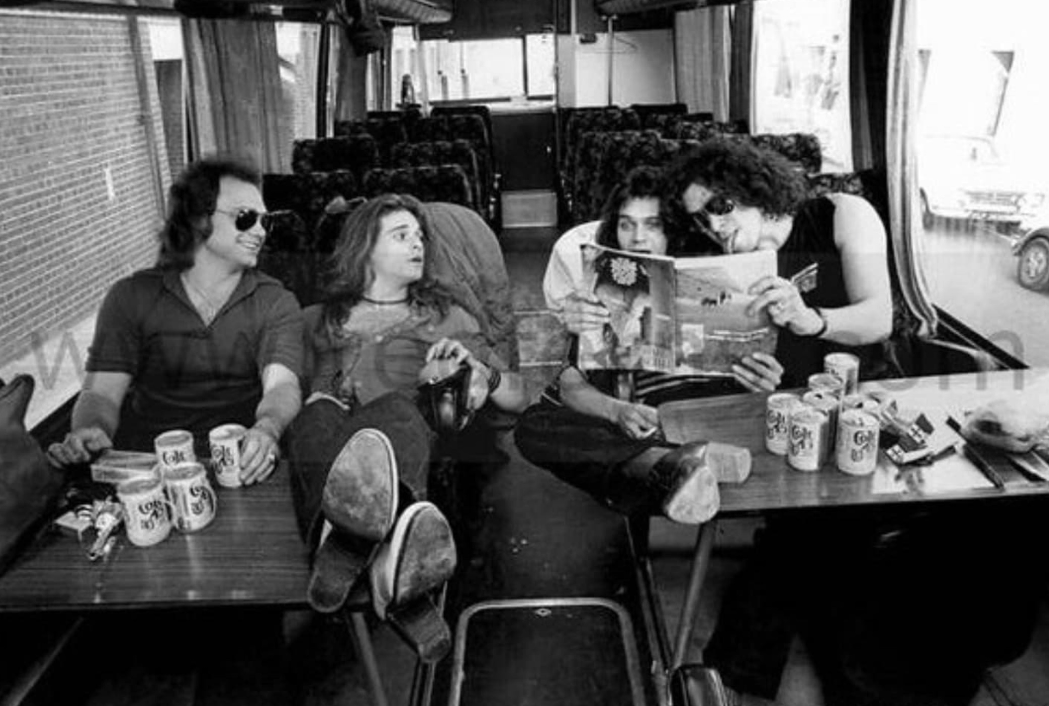 19 1970s Photos Inside Life On A Rock Band Tour Bus