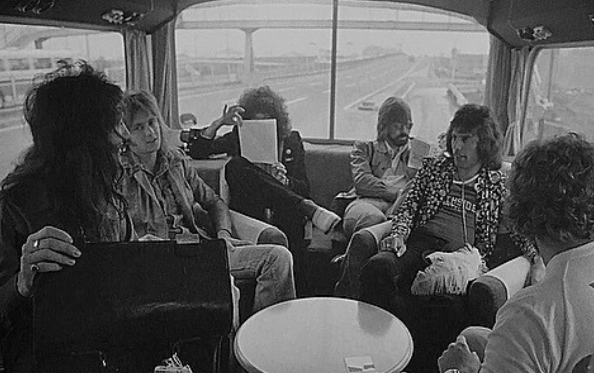 19 1970s Photos Inside Life On A Rock Band Tour Bus