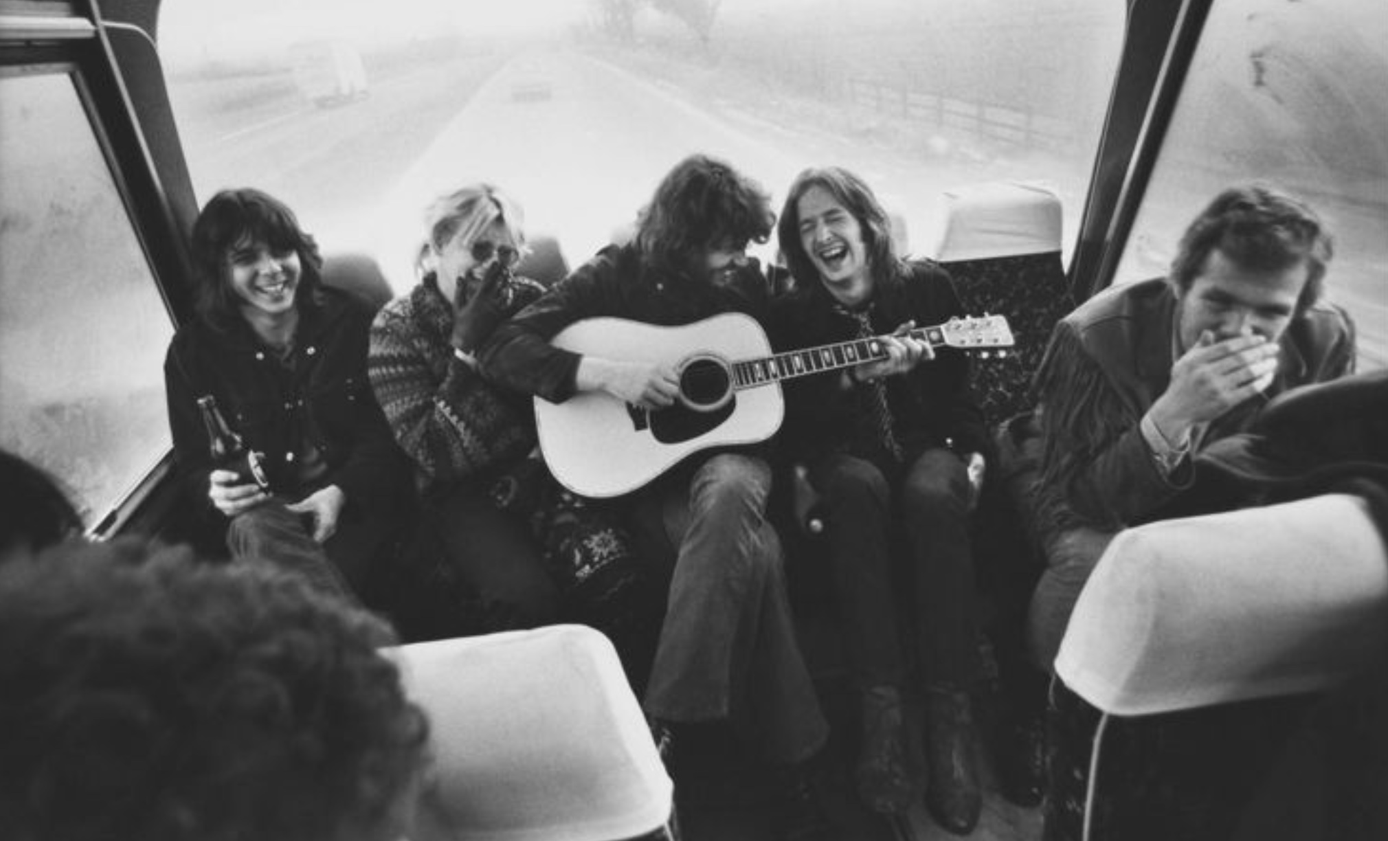 19 1970s Photos Inside Life On A Rock Band Tour Bus
