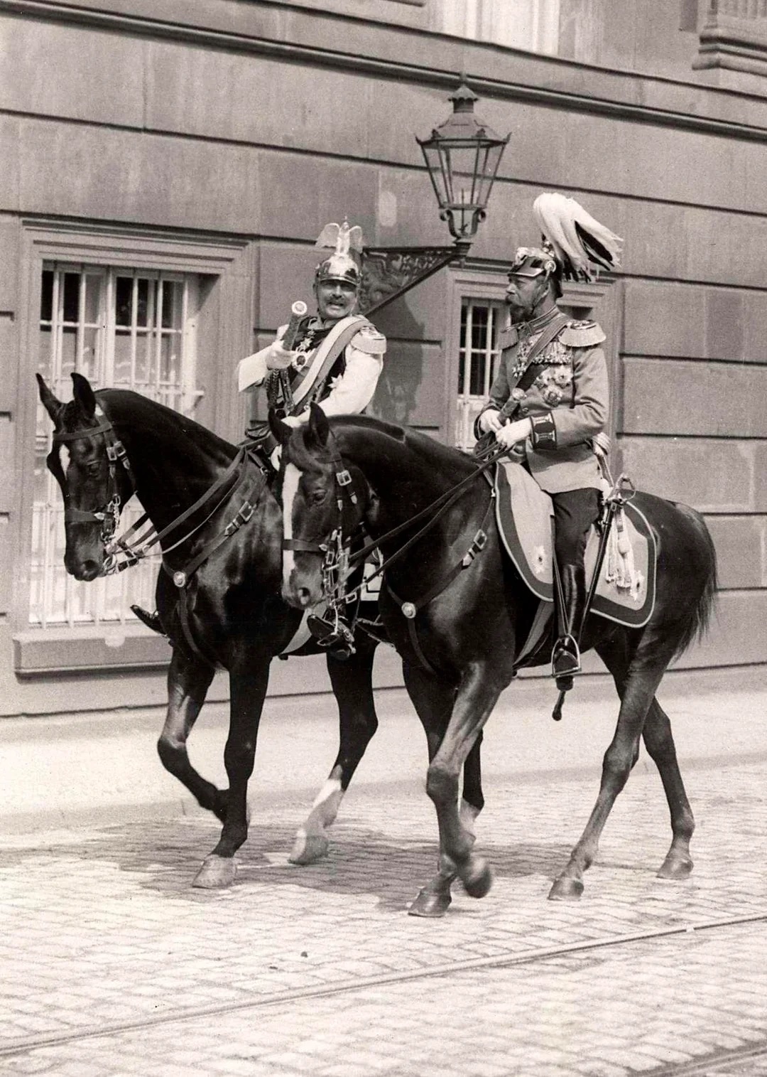 Kaiser Wilhelm II and King George V 