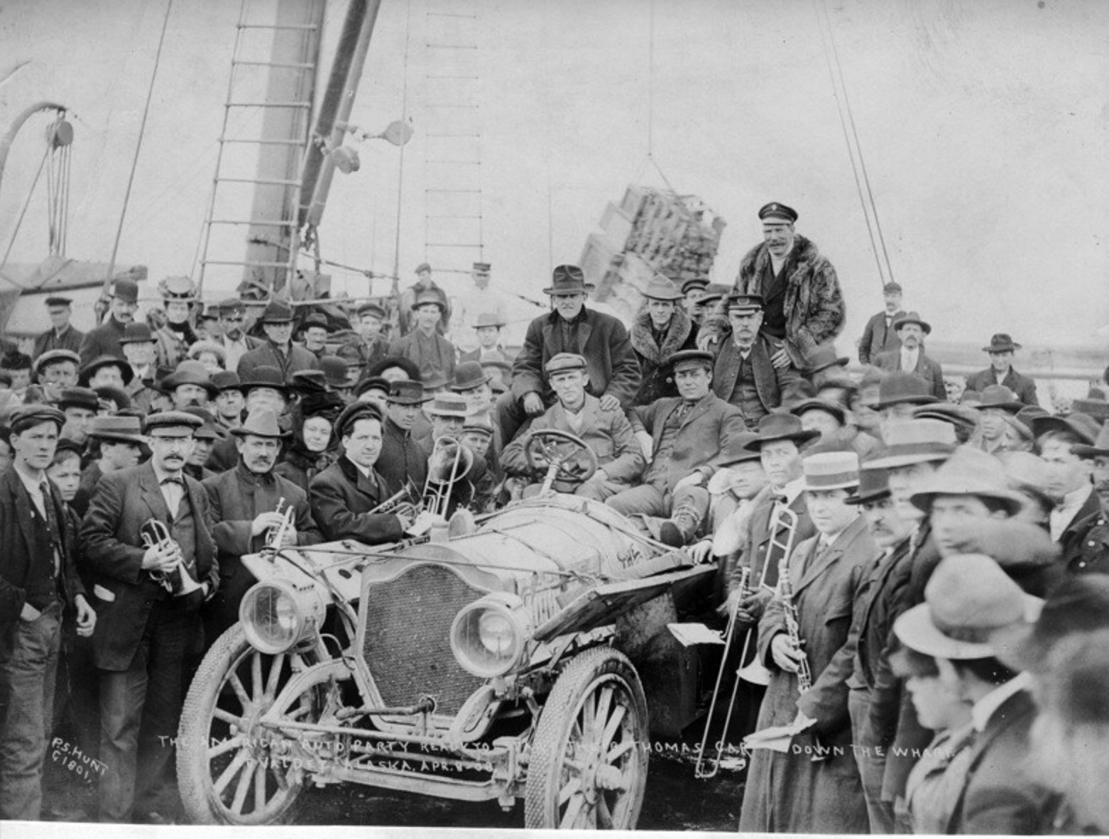 Arriving on the Pier