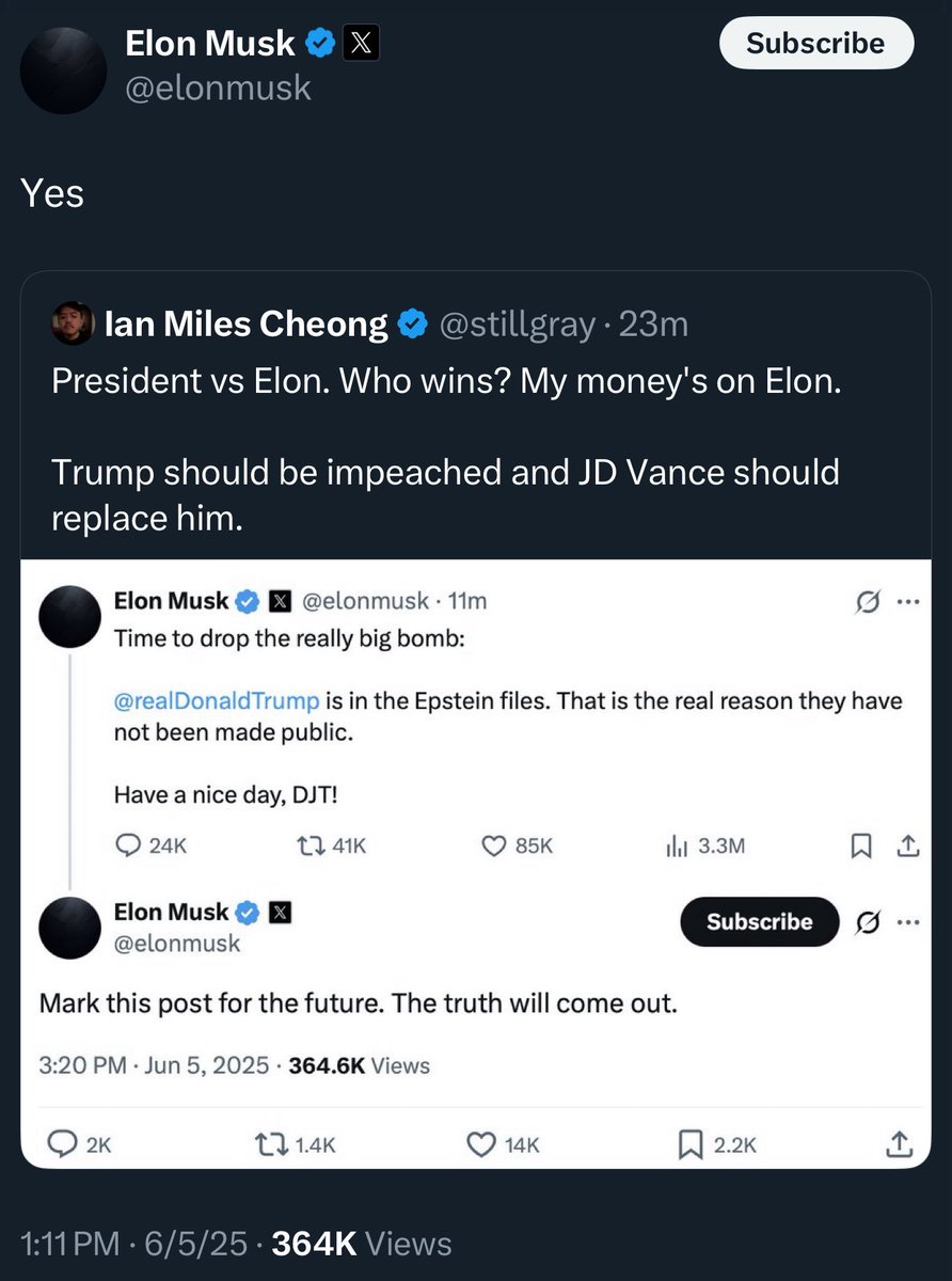 All the Best Reactions to the Trump–Elon Fallout