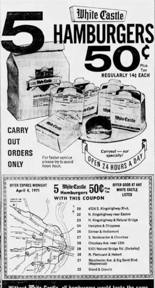 White Castle Ad