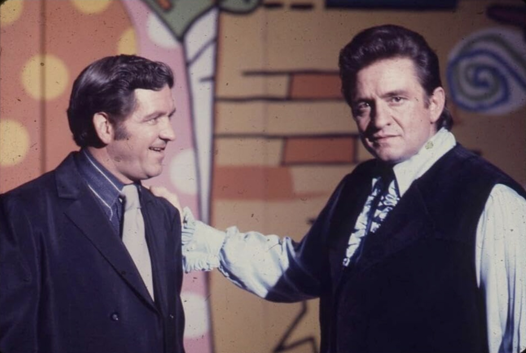 Johnny Cash and George Lindsey