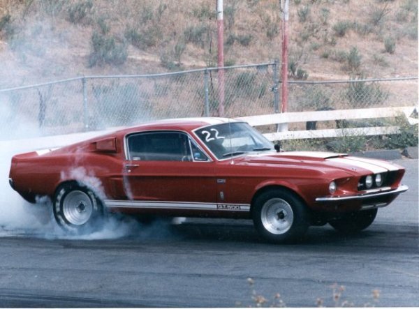 Smoking Mustang