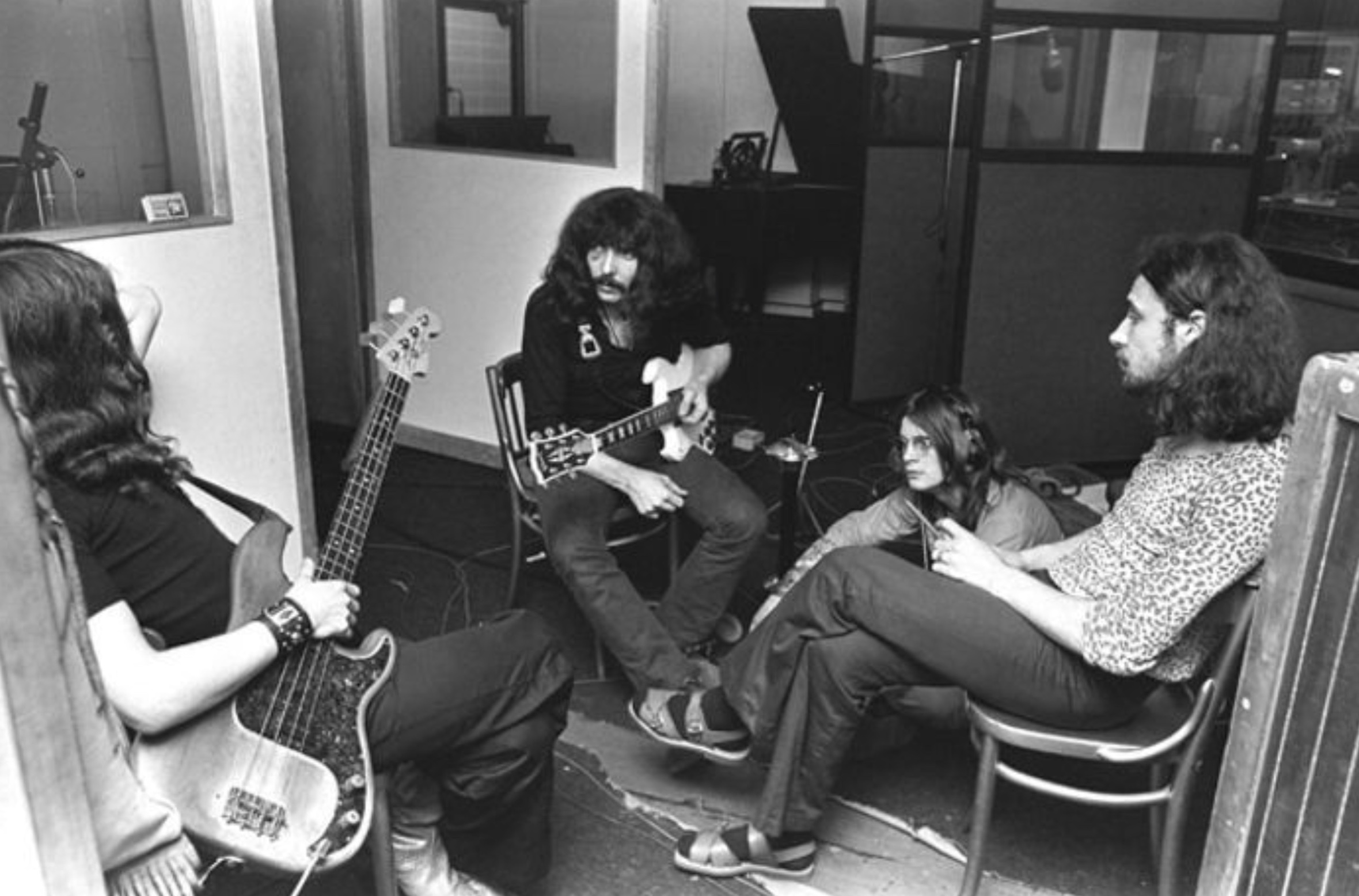 24 1970s Rock Legends In The Studio Making Hits