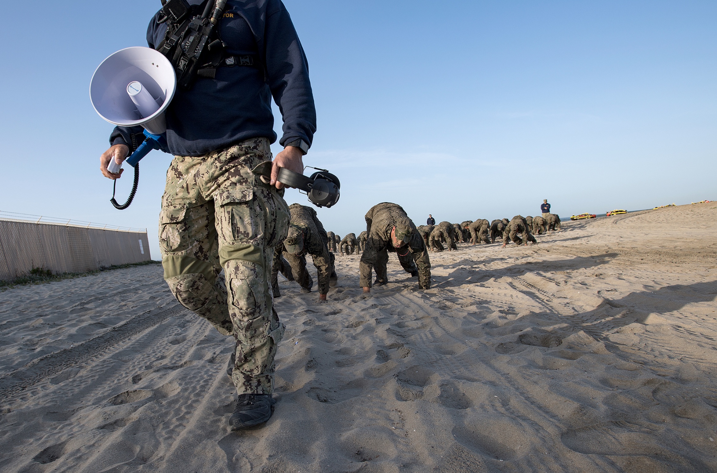 Their training sometimes has an audience