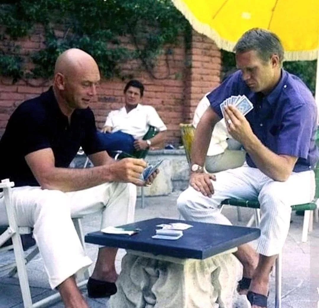 Yul Brynner and Steve McQueen 